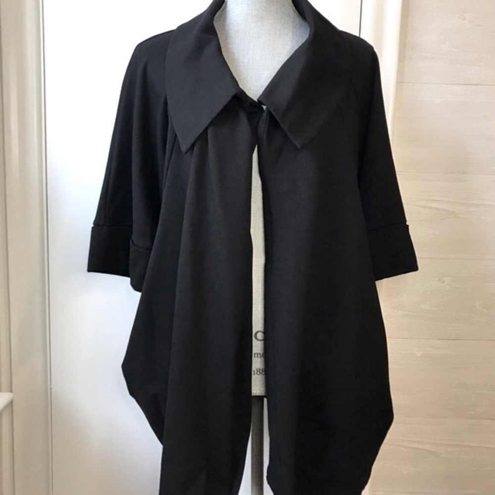Joseph Ribkoff Structured High Collar Coat - Picture 9 of 13